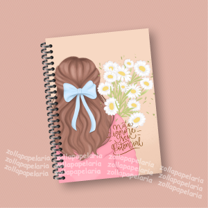 Agenda Anne Miolo Off Set 75g 15x21cm Impressão Colorida Capa Dura Laminada Fechamento em Espiral 1 Dia por Página: 410 páginas | 2 Dias por Página: 230 páginas