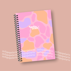 Agenda Ayla Miolo Off Set 75g 15x21cm Impressão Colorida Capa Dura Laminada Fechamento em Espiral 1 Dia por Página: 410 páginas | 2 Dias por Página: 230 páginas