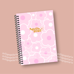 Agenda Tania Miolo Off Set 7g 15x21cm Impressão Colorida Capa Dura Laminada Fechamento em Espiral 1 Dia por Página: 410 páginas | 2 Dias por Página: 230 páginas