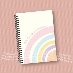 Agenda Vida Miolo Off Set 75g 15x21cm Impressão Colorida Capa Dura Laminada Fechamento em Espiral 1 Dia por Página: 410 páginas | 2 Dias por Página: 230 páginas