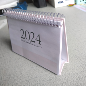 Calendário de Mesa Personalizado Base Papel Paraná 10x15x5cm Impressãp Colorida Laminação 12 Folhas Bloco 12 Meses